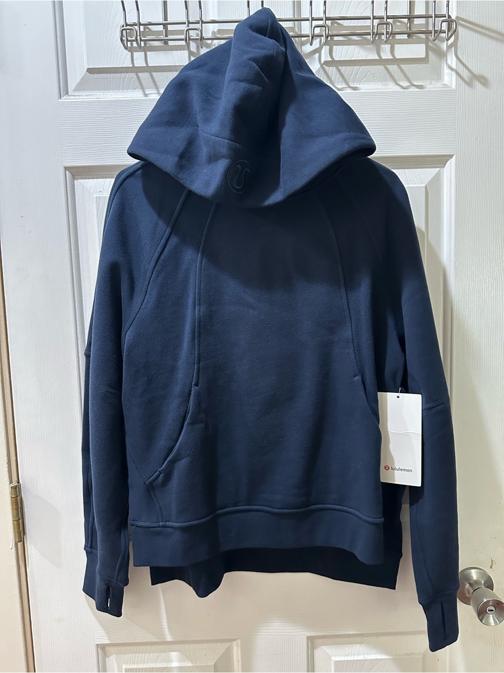 Lululemon Scuba Oversized Side-Slit Hoodie - True Navy Crewneck Hoodie